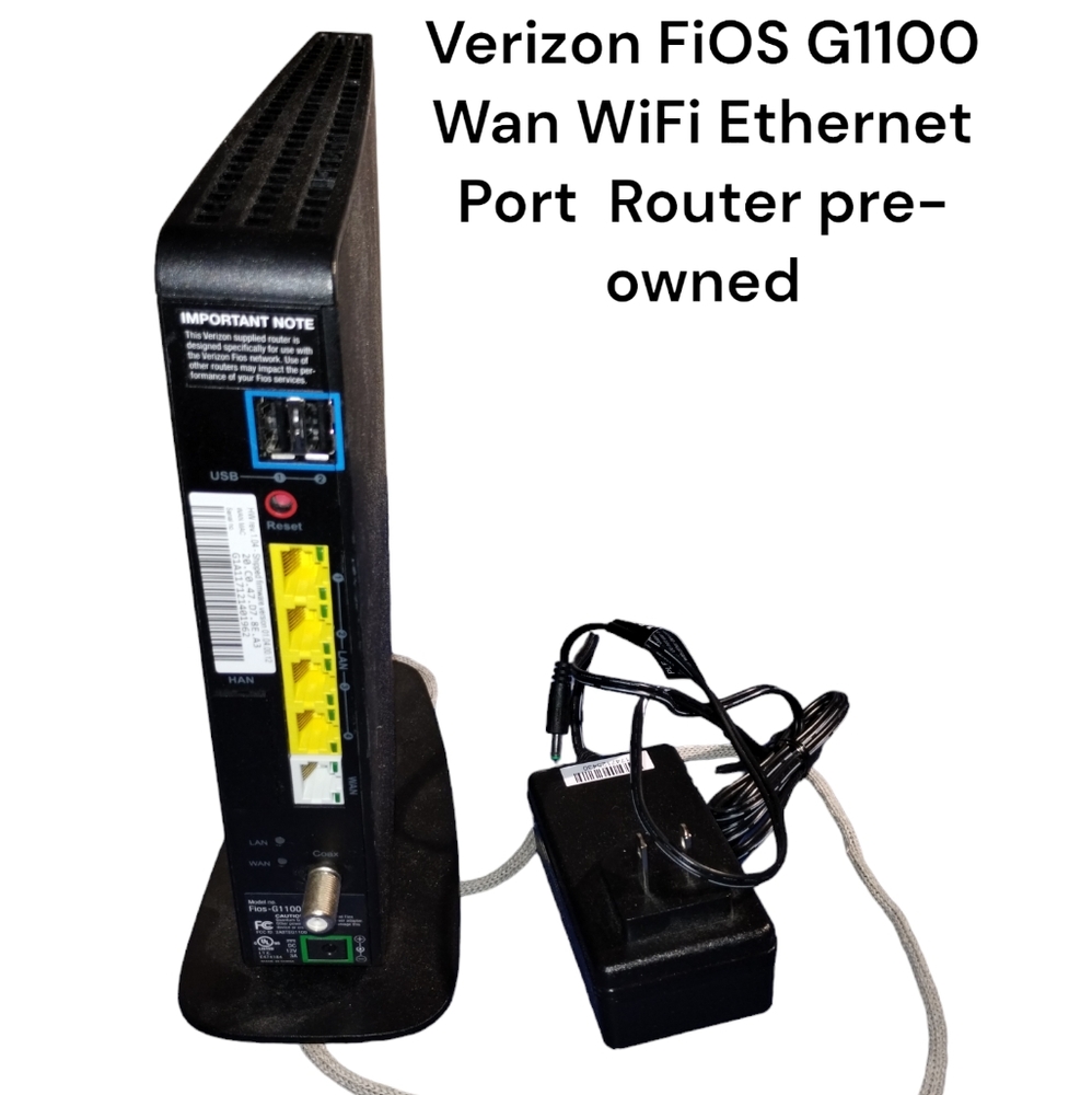 Verizon FiOS G1100 WAN Gigabyte Router pre-owned
